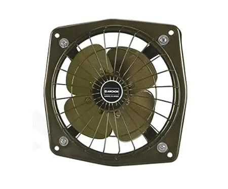 anchor by panasonic Anmol 230mm Metal High Speed Exhaust Fan for Kitchen Exhaust Fan for Bathroom 2 Yrs Warranty Metallic Grey 14984 