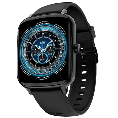 boAt Wave Style Call with Advanced BT Calling Chip DIY Watch Face Studio Coins 600 Watch Faces 1 69 HD Display Health Ecosystem Live Cricket Scores Quick Replies HR SpO2 Active Black 