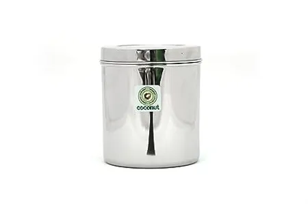 coconut Stainless Steel Container Storage Deep Dabba 1 Qty 3000 Cylindrical 1 Deep Dabba 