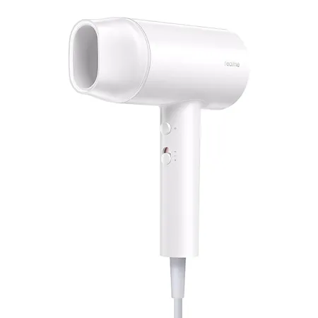 realme Hair Dryer 1400Watts with Ionic Technology Dual Temperature Speed Settings White