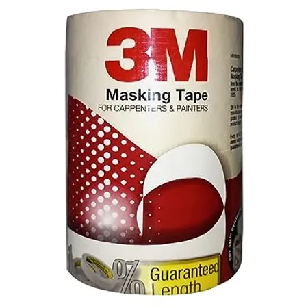 3M General Purpose Masking Tape 24mm X 20m 6 rolls pack For Carpenters Painters