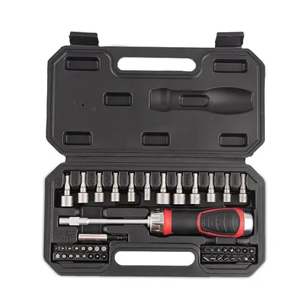 AGARO Screwdriver bits Set 46 Pieces Red Black 33517 