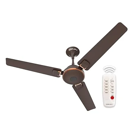 Bajaj Energon 1200mm BLDC Ceiling Fan 5 StarRated Energy Efficient Ceiling Fans for Home Remote Control Upto 65 Energy Saving 26W High Speed Fan Silent Operation 5 Yr Warranty Red Copper