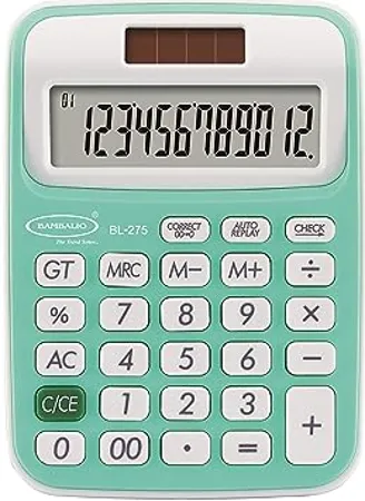 Bambalio12 Digits BL 275 with 3 Years Warranty Electronic Calculator Green 