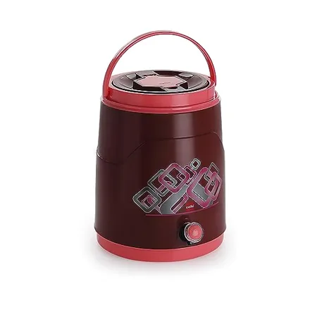 Cello Fountain Pastic Insulated Water Jug Thermos Jug Inner Stainless Steel Jug Hot Cold Easy to Carry 15 litres Pink