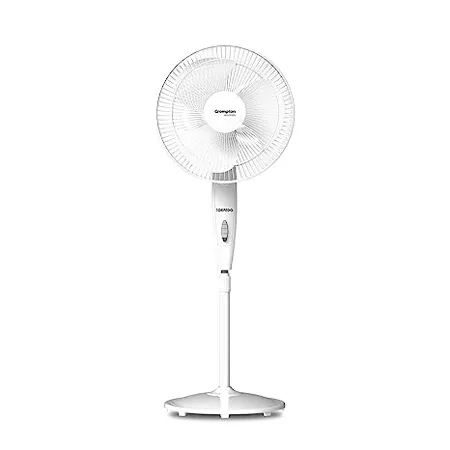 Crompton HighSpeed Torpedo 400 MM Pedestal Fan KD White 