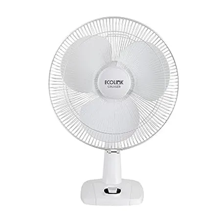 Ecolink Cruise High Speed 400mm Table Fan White Pack of 1