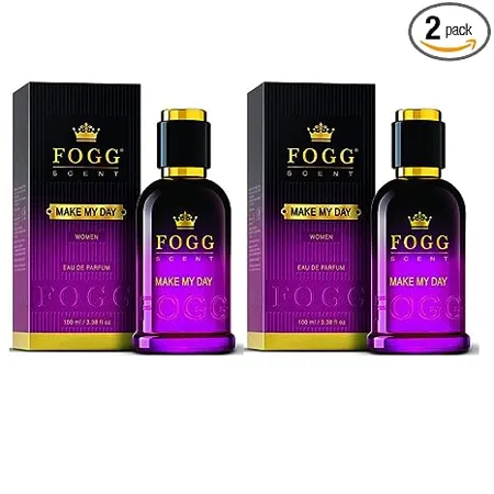 Fogg Scent Make My Day Perfume for Women Long Lasting Fresh Powerful Fragrance Eau de Parfum 2 x 100 ml Pack Of 2 