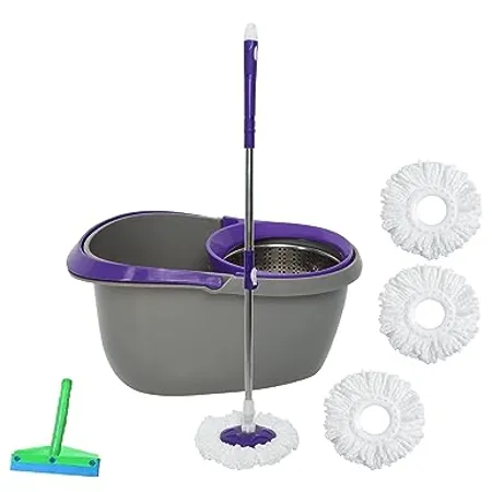 Frestol Steel Mop 4 Refill Rod Wiper Grey Purple