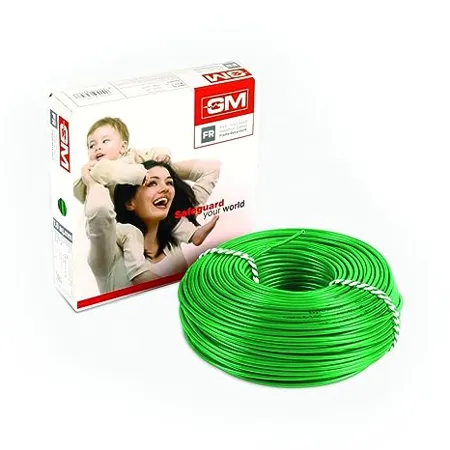 GM Flame Retardant Wire 1 Sq mm 45m Green 