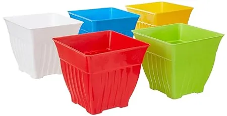 GTB 10 INCH UBER Pot Plant Container Flower Pot Multicolor 5 