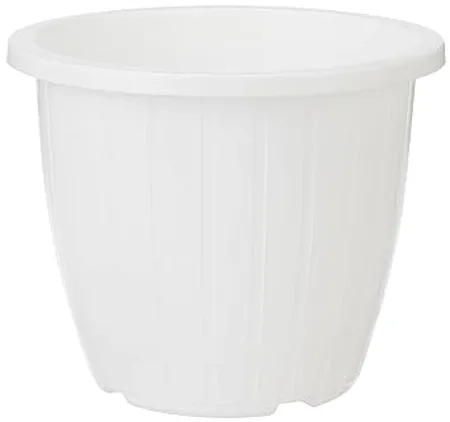 GTB Duro Pot 8 INCH Planter GAMLA Flower Pot White 20 