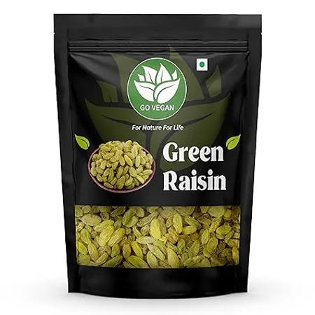 Go Vegan Green Raisins Seedless Green Raisins Hari Kishimish 1 Kg 