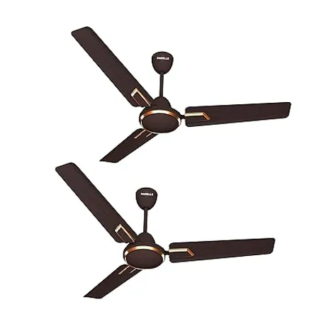 Havells Andria 1200mm Dust Resistant Ceiling Fan Espresso Brown Pack of 2 