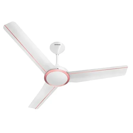 Havells Trinity 1200mm 1 Star Energy Saving Ceiling Fan Pearl White LT Copper Pack of 1 