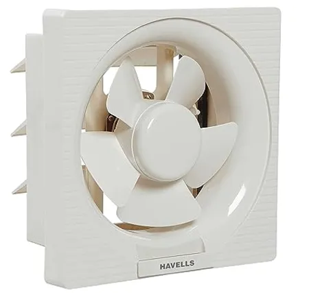 Havells Ventil Air DX 200mm Exhaust Fan Cut Out Size 9 4x9 4 square inches Watt 32 RPM 1350 Air Delivery 520 Suitable for Kitchen Bathroom and Office Warranty 2 Years White 
