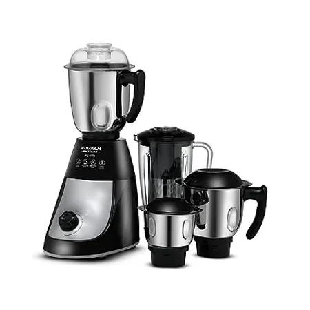 Maharaja Whiteline Joy Elite 750W Mixer Grinder with 4 Jars Black
