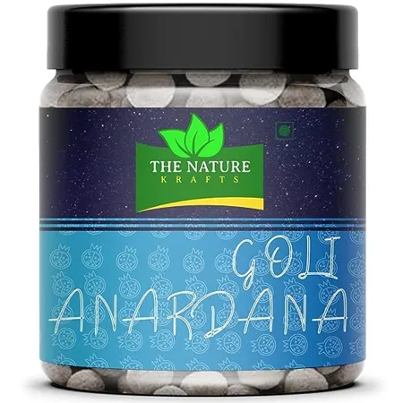 Nature Krafts Pachak Delicious Anardana Goli 400gm Digestive Mouth Freshener Mukhwas Jar Pack 400gm 