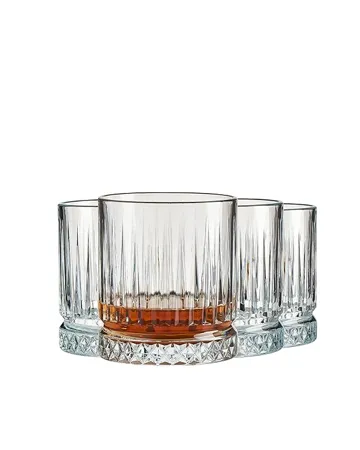 Pasabahce Glass Elysia Water Juice Whisky Tumbler 355 ml 4 Pcs Set Transparent PB Elysia 