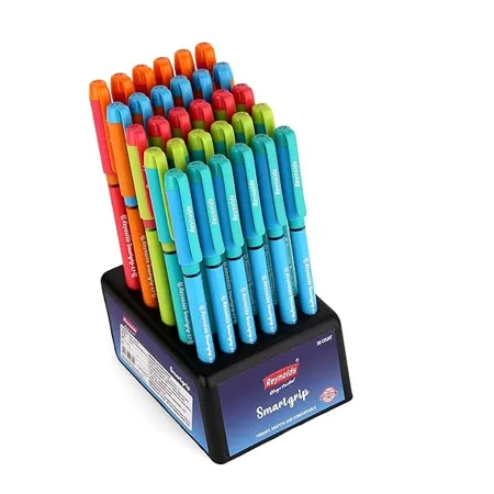 Reynolds SMARTGRIP BLUE 30 CT DISPENSER Ball Point Pen Set With Comfortable Grip Pens For Writing School and Office Stationery Pens For Students 0 7 mm Tip Size