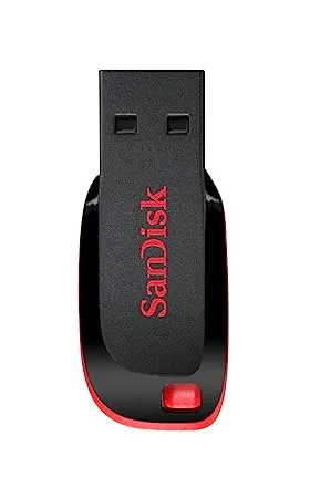 SanDisk SDCZ50 128G I35 USB2 0 128 GB Pen Drive Red and Black 