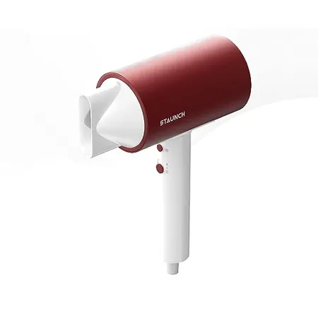 Staunch SHD 2020 1600W Hair Dryer 2 Speed and Heat Settings with Cool Shot Red White 