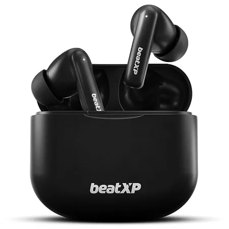 beatXP Vibe XPods Bluetooth True Wireless in Ear Ear Buds with 60H Playtime Quad Mic ENC Gaming Mode 40ms Low Latency Type C Earphone with 11mm Drivers IPX5 Water Resistance Black 