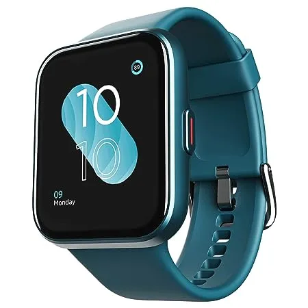 boAt Xtend Talk Smart Watch with Advanced Dedicated Bluetooth Calling Chip Built in Alexa 1 69 HD Display Premium Design vO2 Max HR SpO2 Monitor Ambient Sound Detection Teal Green 