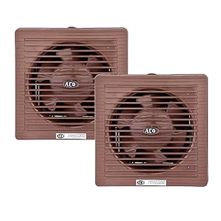 ACO Ventilating Newtone Exhaust Fan A151P for Home Bathroom and Kitchen 150mm 100 Copper Motor BROWN Pack of 2