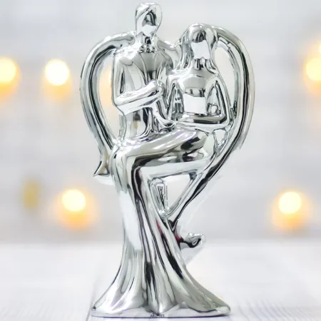 ARCHIES Lovers Polyresin Couple Statue Showpiece Gifting Item for Valentine s Day Birthdays Decoration Ideal for Living Room Home Decor Anniversary 