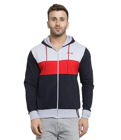 AWG ALL WEATHER GEAR Men s Cotton Hooded Neck Sweatshirt