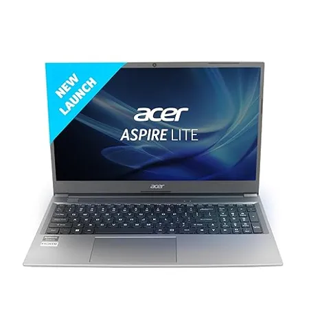 Acer Aspire Lite 11th Gen Intel Core i5 1155G7 Thin and Light Laptop 16GB RAM 512GB SSD Intel Iris Xe Graphics Win 11 Home AL15 51 39 62cm 15 6 Full HD Display Metal Body Steel Gray 1 59 Kg