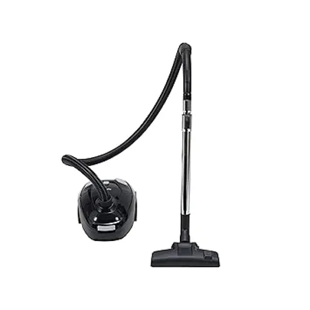 Amazon Basics 1400W Vacuum Cleaner with Power Suction Low Sound High Energy Efficiency and 2 Years Warranty 1 5L Reusable Dust Bag Black 