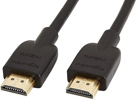 Amazon Basics High Speed HDMI Cable 6 Feet 2 Pack Black