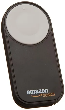 Amazon Basics Wireless Remote Control for Canon 5D Mark II 5D Mark III 6D 7D T5i T4i 70D 60D 600D T3i 650D T4i 700D T5i Black