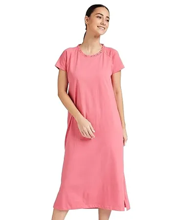 Amazon Brand Eden Ivy Women s Relaxed Fit Cotton Nightdress