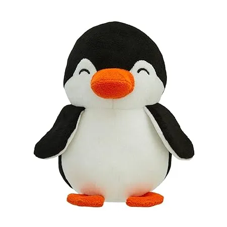 Amazon Brand Jam Honey Penguin Plush Soft Toy for Boys Girls and Kids Super Soft Safe Great Birthday Gift Black and White 17 cm 