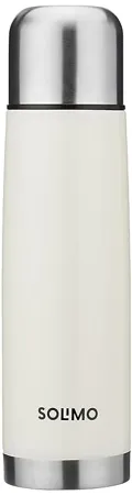 Amazon Brand Solimo Stainless Steel Insulated 24 Hours Hot or Cold Bottle Thermos Flask 1000 ml Off White