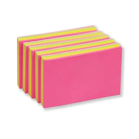 Amazon Brand Solimo Sticky Notes Pad Pocket Size Wirobound 2 x 3 Notes 500 Sheets Assorted Colours 