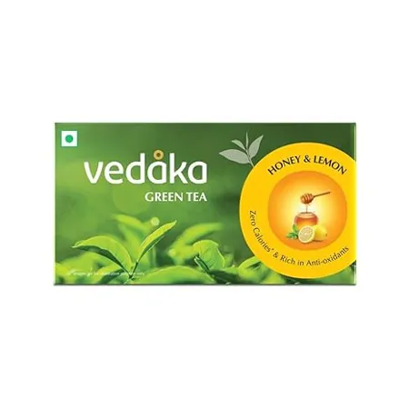 Amazon Brand Vedaka Green Tea Lemon and Honey 25 Bags