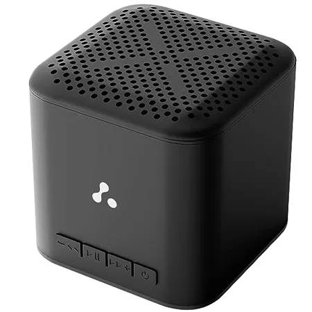 Ambrane 5W Wireless Bluetooth Mini Speaker with 12Hrs Playtime Immersive Sound 40mm Driver Bluetooth V5 1 Strong Connectivity Portable Design Integrated Music Call Control Cube Black 