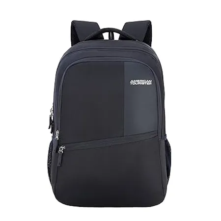 American Tourister Valex 28 Ltrs Large Laptop Backpack with Bottle Pocket and Front Organizer Blue