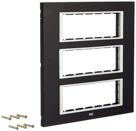 Anchor By Panasonic 66918GSB Roma Urban Modular Polycarbonate 18M Square Space Black Pack of 1 
