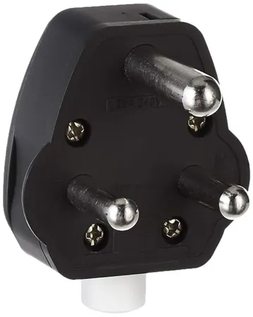 Anchor by Panasonic 16A 3 Pin Plug Top 240V Matte Black Pack of 10 