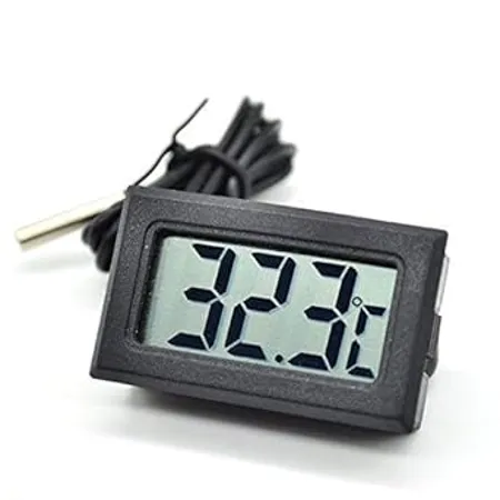 AptechDeals Mini LCD TPM 14 digital thermometer sensor wired for Room temperaure fridges Indoor Outdoor Portable Pocket LCD Electronic Temperature Meter