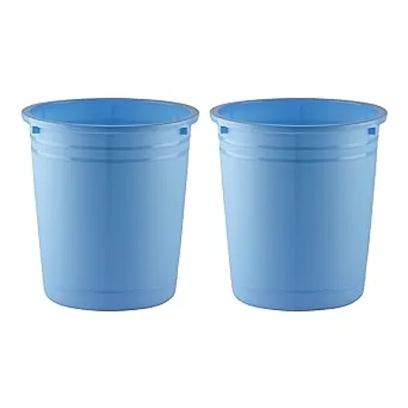 BELLAVIE Embassy Open Bin Set Of 2 11Litres Blue