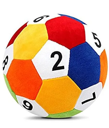 Babique Ball Numeric Plush Soft Toy Cute Kids Birthday Animal Baby Boys Girls 25 cm 