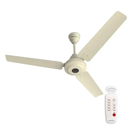 Bajaj Energos 12DC5R 1200 mm Silent BLDC Ceiling Fan 5 StarRated Energy Efficient Ceiling Fans for Home Remote Control Upto 65 Energy Saving High Speed Silent Operation 2 Yr Warranty Ivory