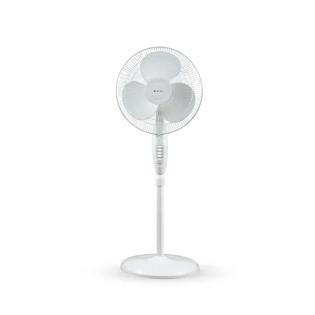 Bajaj Esteem 400 MM Oscillating Pedestal Fan for Home Stand Fan with Tilt Mechanism Voltage Protection 100 CopperMotor HighAir Delivery 3 Speed Control Telescopic Arrangement 2 Yr Warranty White