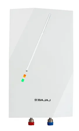 Bajaj Skive 5 Litre 5 Star Rated Instant Water Heater for home High Grade SS Tank Multiple Safety System Suitable for High Rise Shock Resistant Rust Proof Outer 5 Year Warranty by Bajaj White